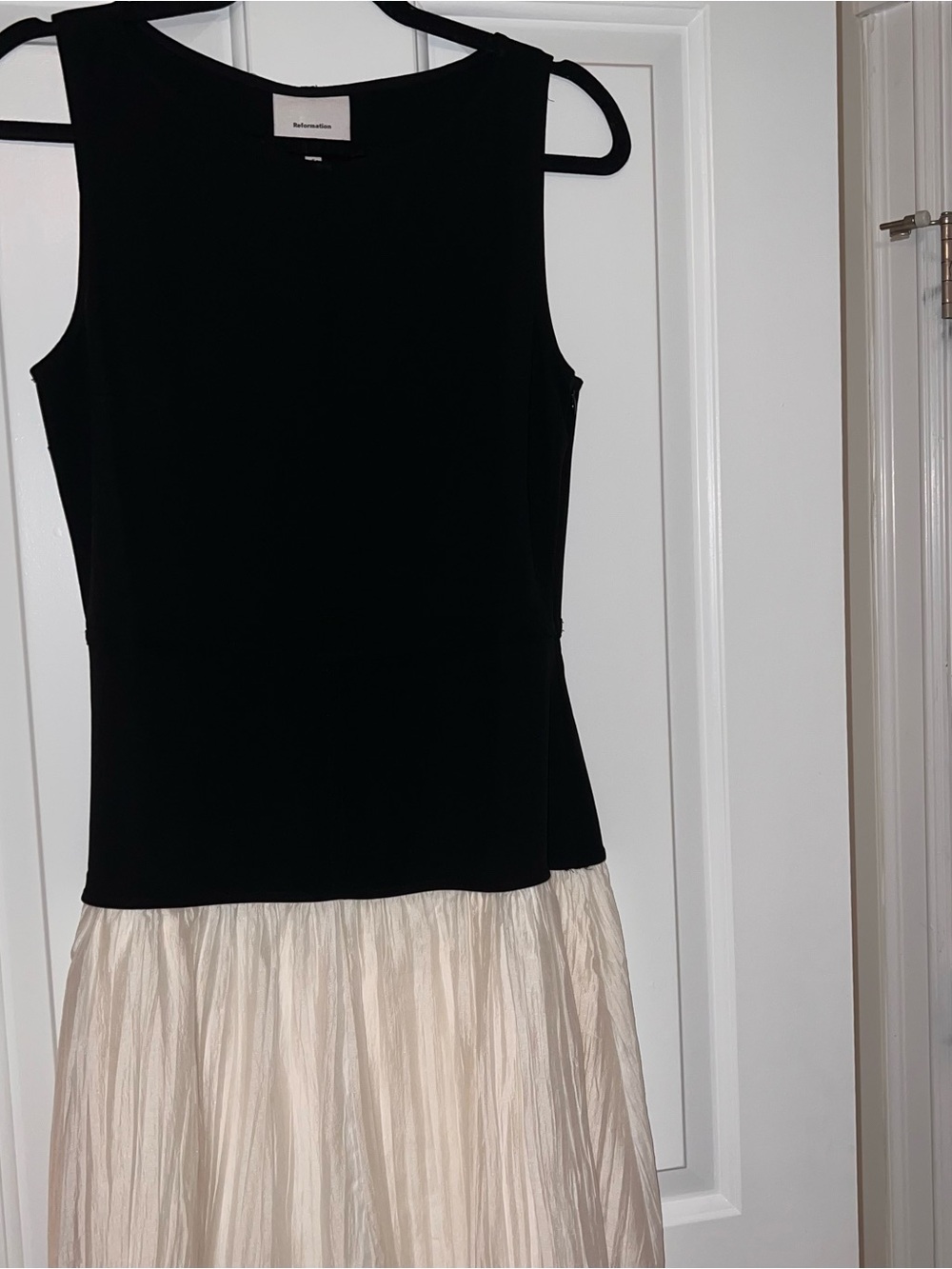 Reformation Cyra Sleeveless Twofer Maxi Dress